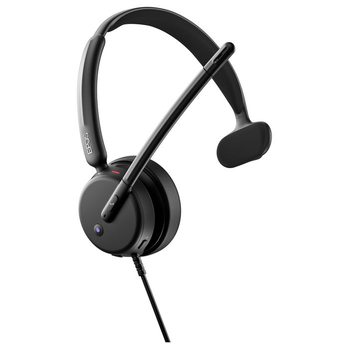 EPOS Impact 430T Auriculares de Diadema USB-C Alámbricos para Llamadas y Música, Supraaurales, Negro, Frecuencia 20-20000 Hz, 103.6g, Compatible con Microsoft Teams