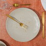 Home Deco Factory Plato Llano Beige Sahara Gres Mirage Diámetro 27 cm