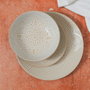 Home Deco Factory Plato Llano Beige Sahara Gres Mirage Diámetro 27 cm