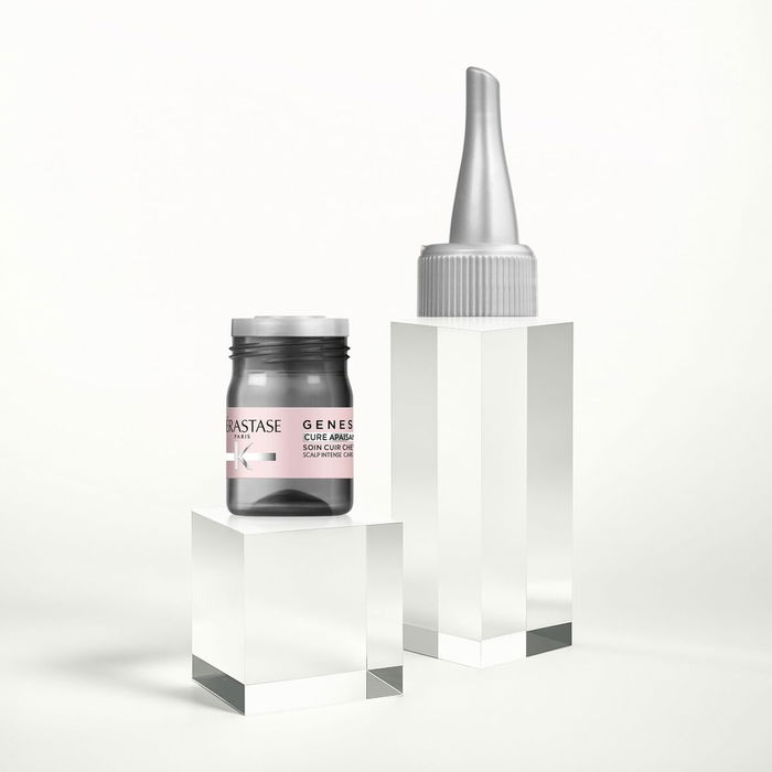 Kerastase Genesis Cure Apaisante con Aminexil para Caída del Cabello, Tratamiento Fortalecedor y Regenerador, 10 Unidades de 6 ml