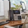 HP Poly Edge E400 Teléfono IP Negro para Oficina con 8 Líneas, PoE, Pantalla IPS, HD Voice, Certificación ENERGY STAR