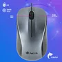 NGS Crew Ratón Óptico Ambidextro 1200 DPI Gris