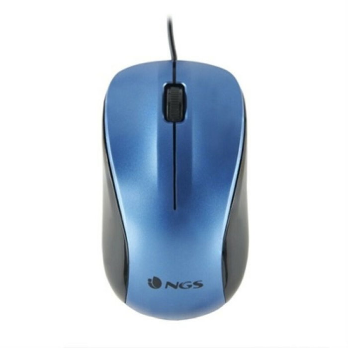 NGS Crew Ratón Óptico Gris Ambidiestro 1200 DPI USB