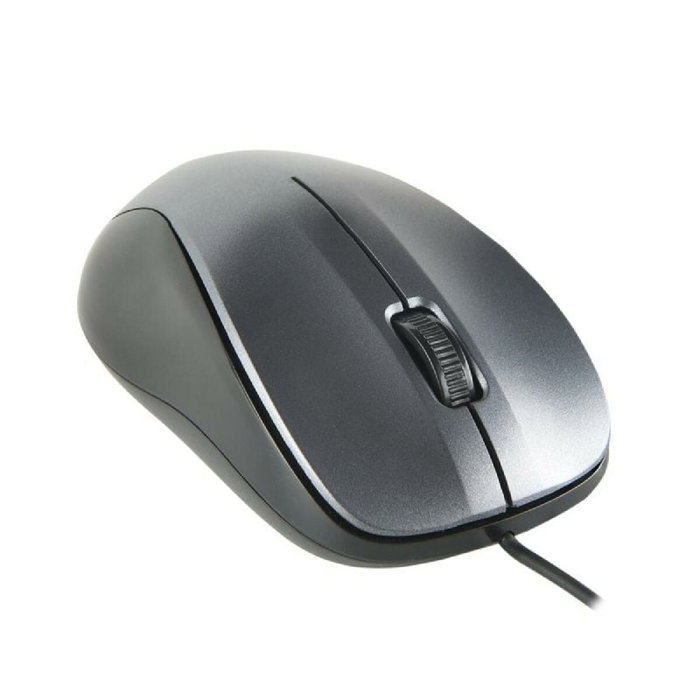 NGS Crew Ratón Óptico Gris Ambidiestro 1200 DPI USB