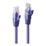 LINDY Cable de red Cat6 U/UTP Púrpura 2 m RJ-45