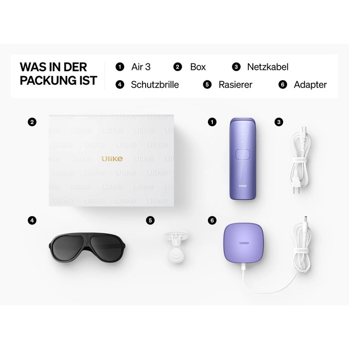 Ulike Air 3 Purple IPL-Hair Removal Device Ulike Air 3 Purple IPL-Hair Removal Device