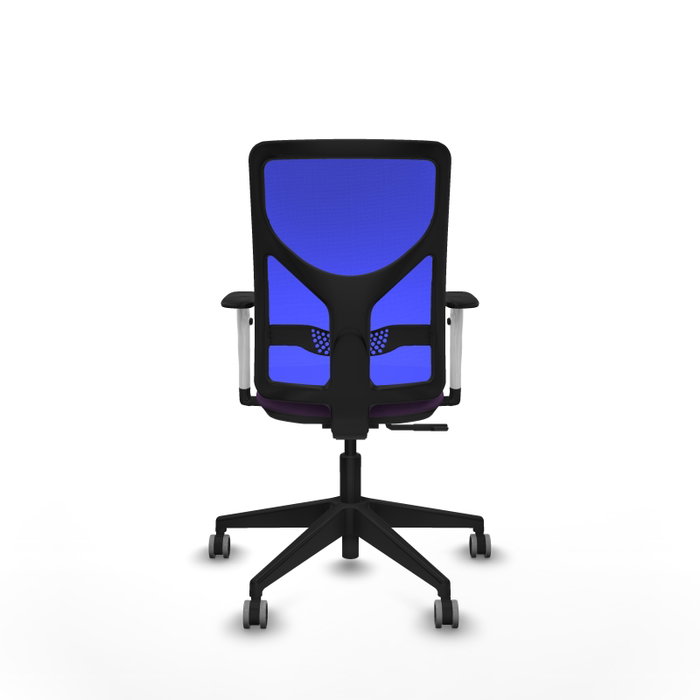 PIQUERAS Y CRESPO Silla de oficina Motilla con mecanismo Sincro, Morado y Azul PIQUERAS Y CRESPO Silla de oficina Motilla con mecanismo Sincro, Morado y Azul