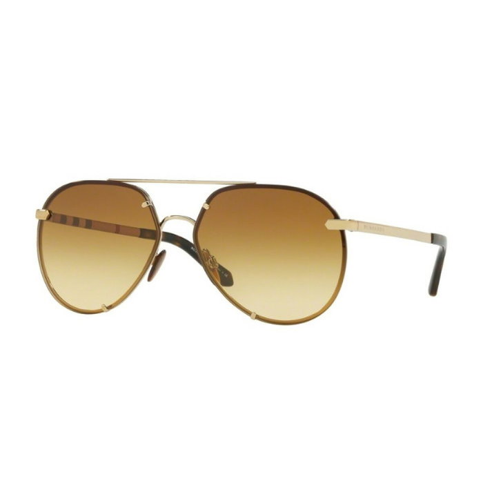 Gafas de Sol Hombre Burberry BE3099-11452L Dorado Ø 61 mm Gafas de Sol Hombre Burberry BE3099-11452L Dorado Ø 61 mm