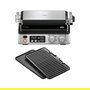 Braun CG 7040 Contact Grill MultiGrill 7, Grill de Contacto 2000W 6 Personas, Placas de Hierro Fundido Desmontables, Antiadherente, Negro y Acero Inoxidable