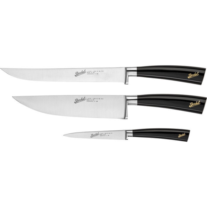 Berkel Elegance Black Glossy Chef-Set de 3 piezas Berkel Elegance Black Glossy Chef-Set de 3 piezas