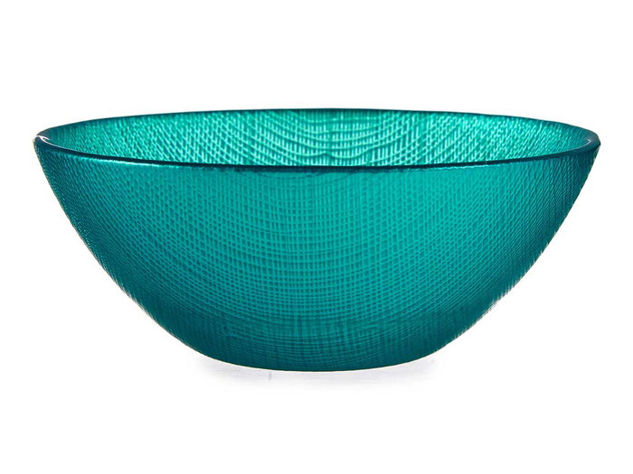 Vivalto Bol Vidrio Turquesa 14.5 cm (Set de 24) Vivalto Bol Vidrio Turquesa 14.5 cm (Set de 24)