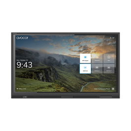 AVOCOR AVE-7540 Pantalla Táctil Profesional 190.5cm (75") 4K UHD LED, Direct-LED, 60Hz, 20 Puntos Táctiles, HDMI, DP, USB-C, Touch