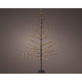 Lumineo Árbol iluminado 232 leds luz cálida 1,80 m
