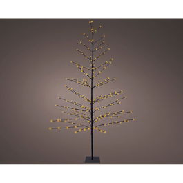 Lumineo Árbol Iluminado 232 Leds Luz Cálida 1,80 m IP44 Temporizador Interior/Exterior