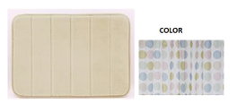 DKD Home Decor Alfombra de baño Multicolor Topos Dots