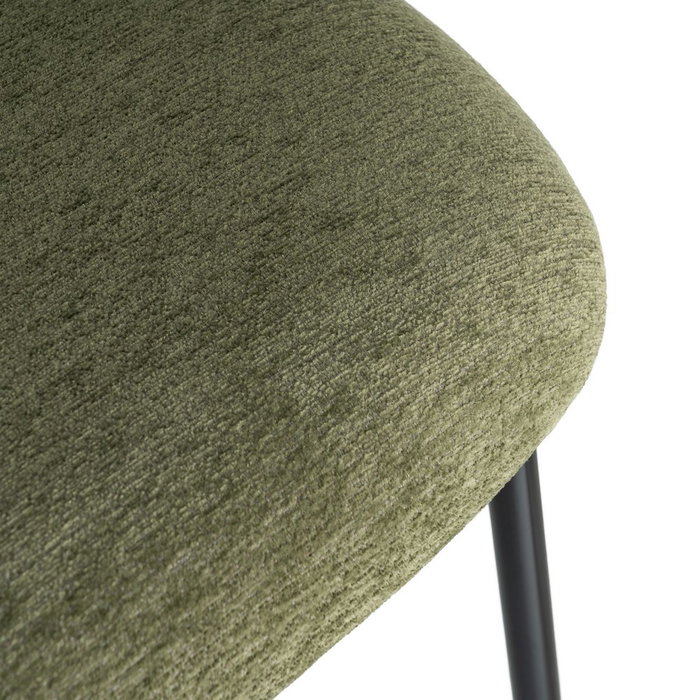 Silla Verde Tejido-Metal Contract 56,50 X 56 X 74,50 cm (Set de 2)