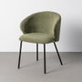 Silla Verde Tejido-Metal Contract 56,50 X 56 X 74,50 cm (Set de 2)