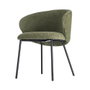 Silla Verde Tejido-Metal Contract 56,50 X 56 X 74,50 cm (Set de 2)