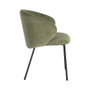 Silla Verde Tejido-Metal Contract 56,50 X 56 X 74,50 cm (Set de 2)