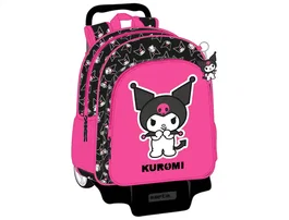 Safta Mochila con Carro Kuromi 42cm