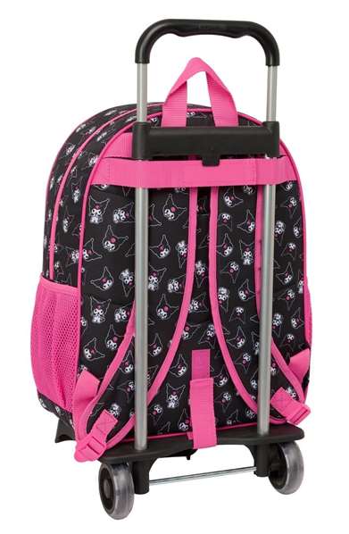 Safta Mochila con Carro 180+Carro 905 Kuromi 33x42x14 cm