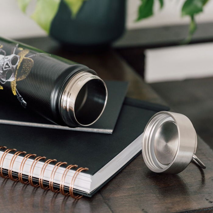 ERIK Botella de Acero Inoxidable One Piece 500ml con Doble Pared para Bebidas Frías o Calientes