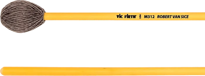 Vic Firth Mazas M312 Robert Van Sice Mediana Blanda para Vibráfono y Teclado