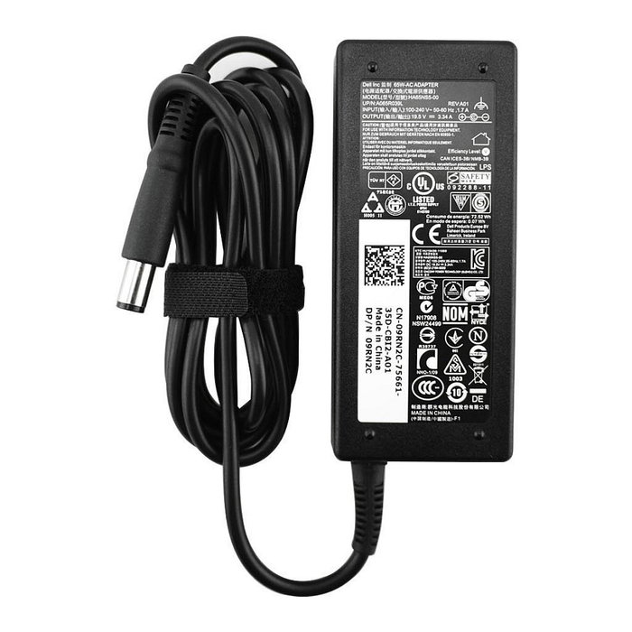 Dell Adaptador de CA 65W 19.5V con conector de barril de 3 pines Dell Adaptador de CA 65W 19.5V con conector de barril de 3 pines