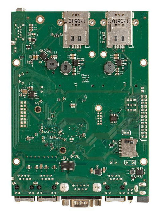 MikroTik RBM33G RouterBOARD con CPU MT7621A 880 MHz, 3 Puertos Gigabit, PoE, 2 MiniPCI-e, M.2, USB 3.0, RS232 para Módems 3G/LTE