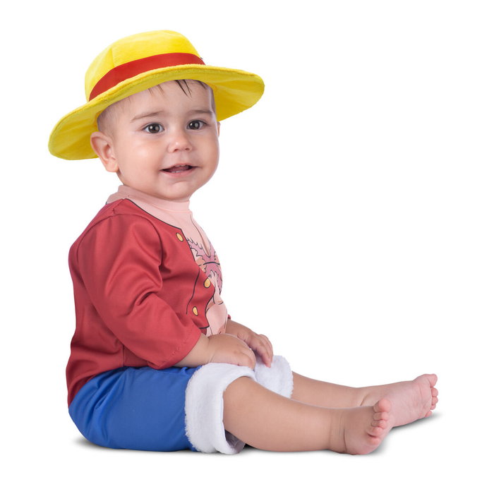 My Other Me Disfraz Luffy One Piece con Gorro y Mono Talla 12-24 M
