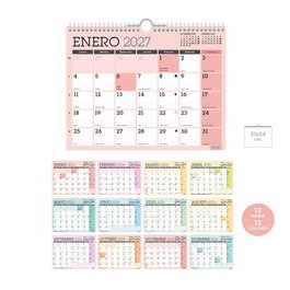 SENFORT Calendario Classic Mensual para Escribir 2027 310x240 mm