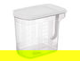 Kinvara Organizador Asa 2,5 L Transparente Gris 20x17x13 cm (Set de 24)