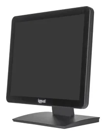 Iggual MTL17X - Monitor POS Táctil Capacitivo 10 Puntos 17" (43,2 cm), Resolución SXGA 1280 x 1024, Panel LCD 4:3, 300 cd/m², VGA, HDMI, USB 2.0, Inclinación Ajustable, Negro