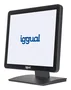 Iggual MTL17X - Monitor POS Táctil Capacitivo 10 Puntos 17" (43,2 cm), Resolución SXGA 1280 x 1024, Panel LCD 4:3, 300 cd/m², VGA, HDMI, USB 2.0, Inclinación Ajustable, Negro