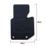 OCC Design Alfombra a Medida BMW E36 Serie 3 Cabrio (1993-1999) 5pz Ribete Amarillo
