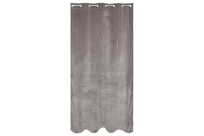 DKD Home Decor Cortina de Poliéster Rosa Palo 140x260 cm con 8 Anillas