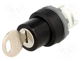 ABB Interruptor rotativo con llave 22mm negro