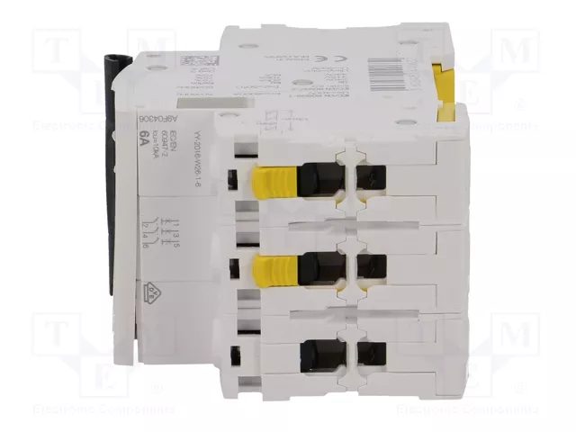 Schneider Electric Interruptor magnetotérmico iC60N 6A 3 polos