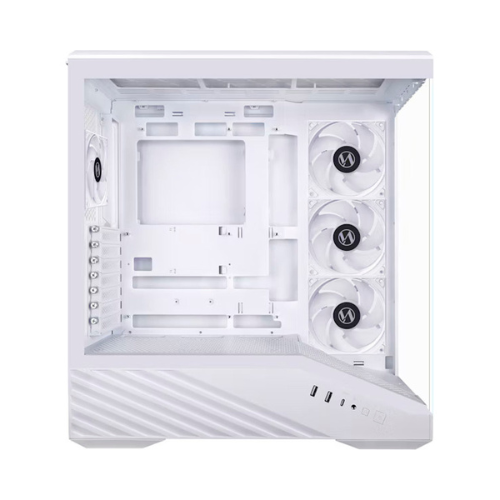 LIAN LI Torre/Caja Gaming V100 ATX/E-ATX - Blanco - Con Ventana de Vidrio Templado y Ventiladores ARGB - Compatible con Radiadores 360mm LIAN LI Torre/Caja Gaming V100 ATX/E-ATX - Blanco - Con Ventana de Vidrio Templado y Ventiladores ARGB - Compatible con Radiadores 360mm