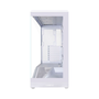LIAN LI Torre/Caja Gaming V100 ATX/E-ATX - Blanco - Con Ventana de Vidrio Templado y Ventiladores ARGB - Compatible con Radiadores 360mm