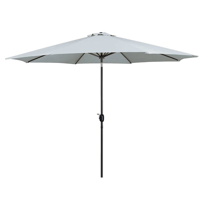 Marbueno Sombrilla Acero 8 Varillas D300 cm Polyester Blanco Jardin, Piscina y Terraza 10487 Marbueno Sombrilla Acero 8 Varillas D300 cm Polyester Blanco Jardin, Piscina y Terraza 10487