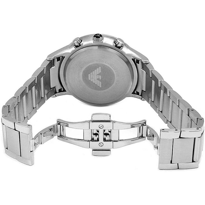 Armani AR2434 Reloj para Hombre con Cronógrafo Plateado