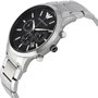 Armani AR2434 Reloj para Hombre con Cronógrafo Plateado