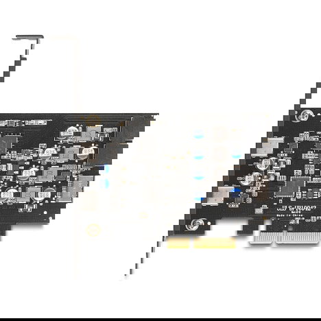DeLOCK 90345 Tarjeta PCIe 3.0 x4 con 2 Puertos USB Tipo-C Externos 10 Gbps (3.2 Gen2) y 1 Interno USB Tipo-E + 19 Pines - Factor de Bajo Perfil DeLOCK 90345 Tarjeta PCIe 3.0 x4 con 2 Puertos USB Tipo-C Externos 10 Gbps (3.2 Gen2) y 1 Interno USB Tipo-E + 19 Pines - Factor de Bajo Perfil