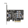 DeLOCK 90345 Tarjeta PCIe a 2 x USB Tipo-C y conectores internos USB 10 Gbps