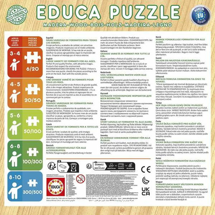 Educa Borrás Puzzle de Madera Bluey 100 Piezas