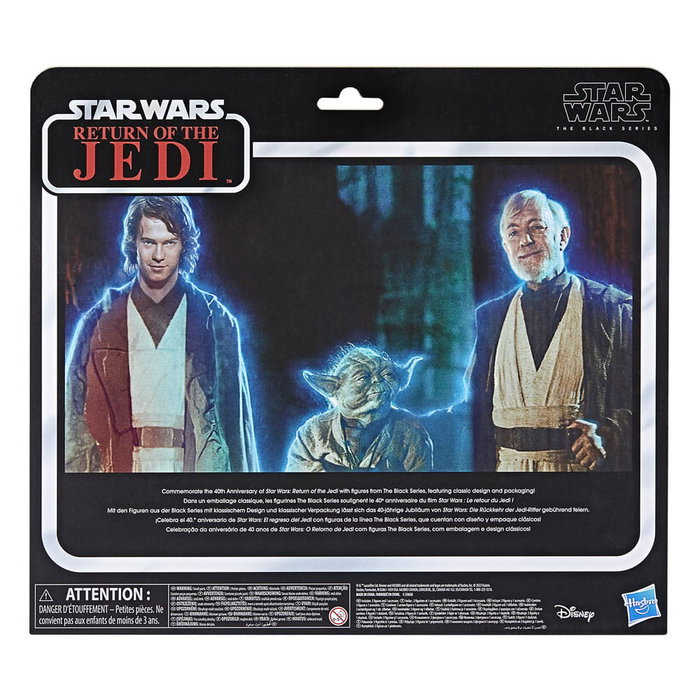Hasbro Star Wars Episode VI Black Series Pack de 3 Figuras Force Spirits 15 cm