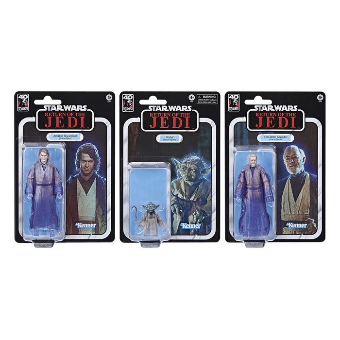 Hasbro Star Wars Episode VI Black Series Pack de 3 Figuras Force Spirits 15 cm