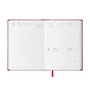 Dohe Agenda Anual 14x20 cm Dp Burdeos 2026 Cubierta Vinílica Papel 70gr 288 Páginas Datos Personales Calendario Trienal Planning Anotaciones