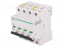SCHNEIDER ELECTRIC iC60N ACTI9 Interruptor magnetotérmico 63A 4 polos Caract D